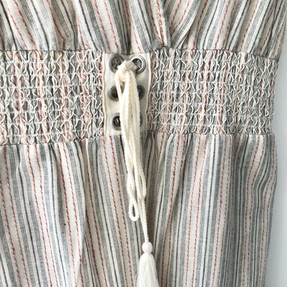 🔹NWOT🔹Mystic short sleeve striped Jumpsuit - Picture 5 of 7